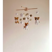 Personalisierte Katze Babymobile, Nach Maß, Gehäkelte Haustier, Individuelles Tier Babymobil von LehaCraft