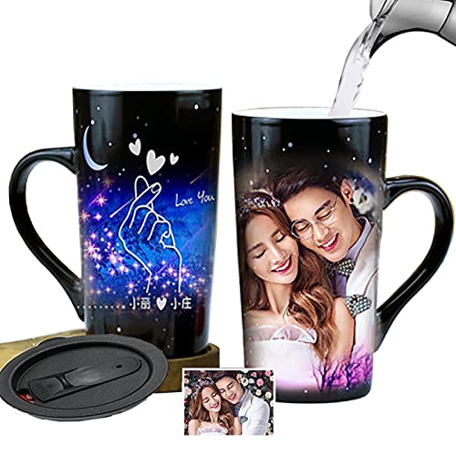 Personalisierte Zaubertasse Farbwechsel Tasse mit Ihrem Foto Farbewechsel Kaffeetasse personifizieren DIY-Druck Keramik Farbwechsel Tasse von Lehaha