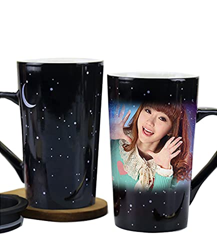 Personalisierte Zaubertasse Farbwechsel Tasse mit Ihrem Foto Farbewechsel Kaffeetasse personifizieren DIY-Druck Keramik Farbwechsel Tasse von Lehaha