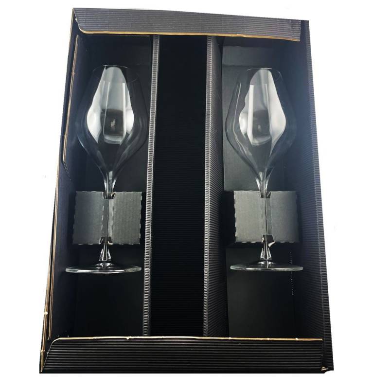Lehmann Glass Champagnerglas Absolus 38cl Champagnerglas im 2er Geschenkkarton (maschinengeblasen) von Lehmann Glass