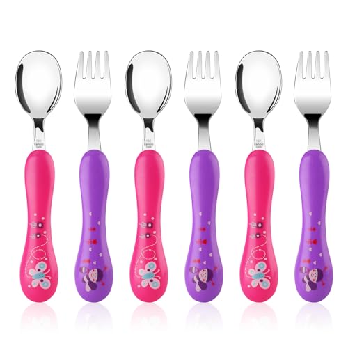 Lehoo Castle KinderBesteck, 6-teilig KinderBesteck Edelstahl, Kinder Besteck, Baby Kleinkinder Löffel Gabel Messer Set Lehoo Castle KinderBesteck, 6-teilig KinderBesteck Edelstahl, Kinder Besteck, Baby Kleinkinder Löffel Gabel Messer Set von Lehoo Castle