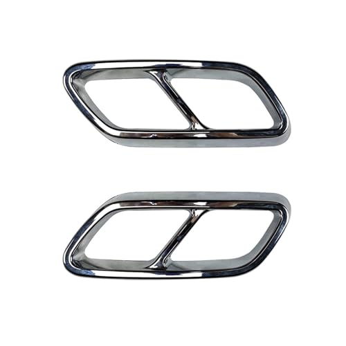 LeiBaOF Auto Auspuffblenden Für Mercedes Benz Clase C W206 C200 C260 C300 AMG 2022 2023,Auto Endschalldämpfer Auspuffrohr Abdeckung Trim Exterior Zubehör,C-Plata von LeiBaOF