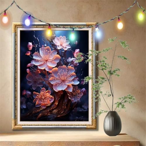 5D Diamond Painting Kinder,Diamant Painting Bilder für Erwachsene Große 100x133cm,DIY Kirschblüten,Blumen Full Drill Crystal Art Mosaikherstellung Basteln Kits für Geschenk,Home Wand Décor 59N-1939 5D Diamond Painting Kinder,Diamant Painting Bilder für Erwachsene Große 100x133cm,DIY Kirschblüten,Blumen Full Drill Crystal Art Mosaikherstellung Basteln Kits für Geschenk,Home Wand Décor 59N-1939 von LeiDong