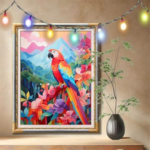 5D Diamond Painting Kinder,Diamant Painting Bilder für Erwachsene Große 50x70cm,DIY Blume,Papagei Full Drill Crystal Art Mosaikherstellung Basteln Kits,Geeignet Als Geschenk,Home Wand Décor 59N-254 5D Diamond Painting Kinder,Diamant Painting Bilder für Erwachsene Große 50x70cm,DIY Blume,Papagei Full Drill Crystal Art Mosaikherstellung Basteln Kits,Geeignet Als Geschenk,Home Wand Décor 59N-254 von LeiDong