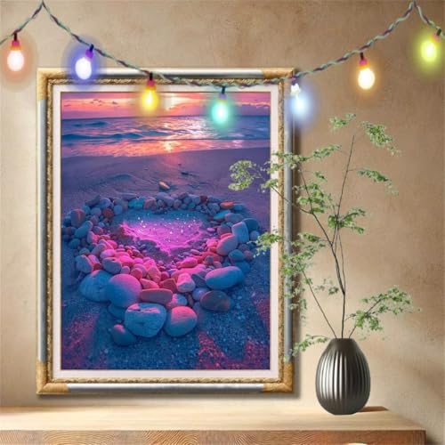 5D Diamond Painting Kinder,Diamant Painting Bilder für Erwachsene Große 60x80cm,DIY Strand,Sonnenuntergänge Full Drill Crystal Art Mosaikherstellung Basteln Kits für Geschenk,Home Wand Décor 59N-1855 5D Diamond Painting Kinder,Diamant Painting Bilder für Erwachsene Große 60x80cm,DIY Strand,Sonnenuntergänge Full Drill Crystal Art Mosaikherstellung Basteln Kits für Geschenk,Home Wand Décor 59N-1855 von LeiDong
