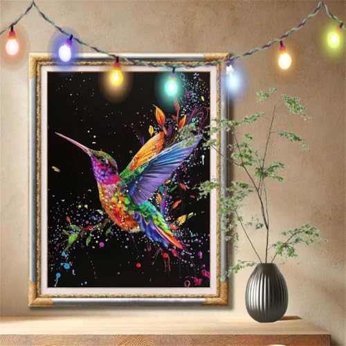 5D Diamond Painting Kinder,Diamant Painting Bilder für Erwachsene Große 70x90cm,DIY Tier,Kolibri Full Drill Crystal Art Mosaikherstellung Basteln Kits,Geeignet Als Geschenk,Home Wand Décor 59N-656 5D Diamond Painting Kinder,Diamant Painting Bilder für Erwachsene Große 70x90cm,DIY Tier,Kolibri Full Drill Crystal Art Mosaikherstellung Basteln Kits,Geeignet Als Geschenk,Home Wand Décor 59N-656 von LeiDong