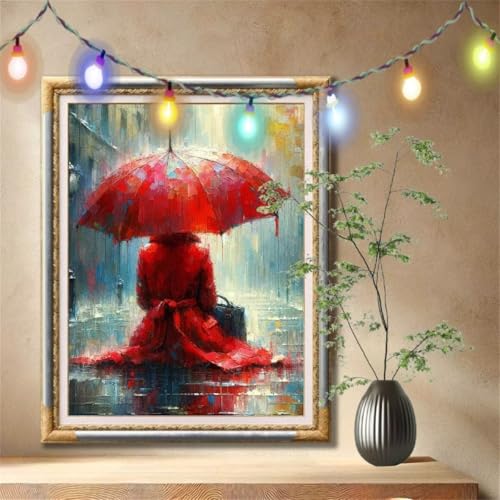 5D Diamond Painting Kinder,Diamant Painting Bilder für Erwachsene Große 80x107cm,DIY Regenschirm,Landschaft Full Drill Crystal Art Mosaikherstellung Basteln Kits für Geschenk,Home Wand Décor 59N-137 5D Diamond Painting Kinder,Diamant Painting Bilder für Erwachsene Große 80x107cm,DIY Regenschirm,Landschaft Full Drill Crystal Art Mosaikherstellung Basteln Kits für Geschenk,Home Wand Décor 59N-137 von LeiDong