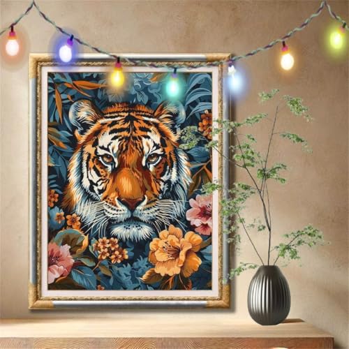 Diamond Painting Erwachsene,5D Blume,Tiger Diamant Painting Bilder für Kinder,DIY Diamant Kristall Strass Mosaik Kreuzstich Bastelset für Schlafzimmer Zuhause Dekor und Geschenke 100x133cm 59N-1489 Diamond Painting Erwachsene,5D Blume,Tiger Diamant Painting Bilder für Kinder,DIY Diamant Kristall Strass Mosaik Kreuzstich Bastelset für Schlafzimmer Zuhause Dekor und Geschenke 100x133cm 59N-1489 von LeiDong