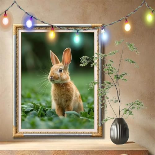 Diamond Painting Erwachsene,5D Tier,Kaninchen Diamant Painting Bilder für Kinder,DIY Diamant Kristall Strass Mosaik Kreuzstich Bastelset für Schlafzimmer Zuhause Dekor und Geschenke 30x40cm 59N-922 Diamond Painting Erwachsene,5D Tier,Kaninchen Diamant Painting Bilder für Kinder,DIY Diamant Kristall Strass Mosaik Kreuzstich Bastelset für Schlafzimmer Zuhause Dekor und Geschenke 30x40cm 59N-922 von LeiDong