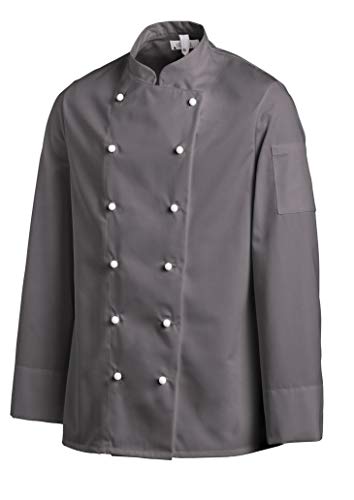 Kochjacke/CLEAN-DRES Farbe grau Größe 46 von Leiber