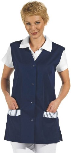 LEIBER Westenkasack - Damen-Kasack - ohne Arm - mit Druckknöpfen - marine - Größe: XL von Leiber