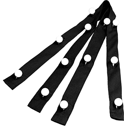 Leiber 6-Loch-Knopfleiste- schwarz 02-4164-10 gr: one size von Leiber