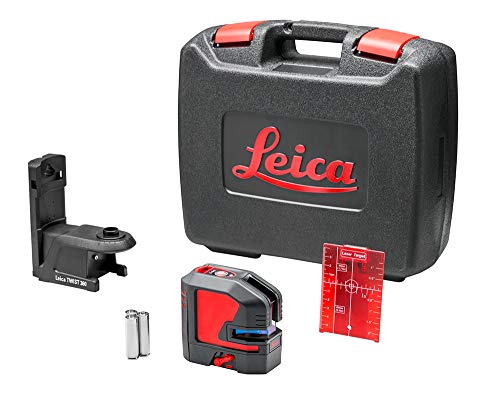 Leica Lino P5 – kompakter 5-Punkt-Laser mit innovativem magnetischem Adapter (roter Laser, Arbeitsbereich: 30m) von Leica