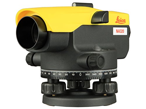Leica NA320 – Automatisches optisches Nivelliergerät (20-fache Vergrößerung, Diopter-Zielsichtung, 36-mm-Objektivöffnung, Genauigkeit 2,5 mm) von Leica