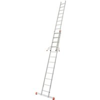 KRAUSE® MONTO Sprossen-Schiebeleiter Fabilo, zweitlg. 2x12 Sprossen von KRAUSE®