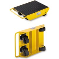 Yale® Transportroller LFL-1-2, Tragkraft 1.000 kg, mit 2 Lenkrollen von Yale®
