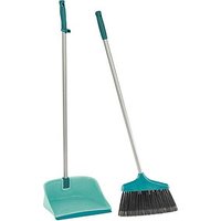 LEIFHEIT Kehrgarnitur mit langem Stiel Classic türkis Kunststoff 30,0 cm breit LEIFHEIT Kehrgarnitur mit langem Stiel Classic türkis Kunststoff 30,0 cm breit von Leifheit
