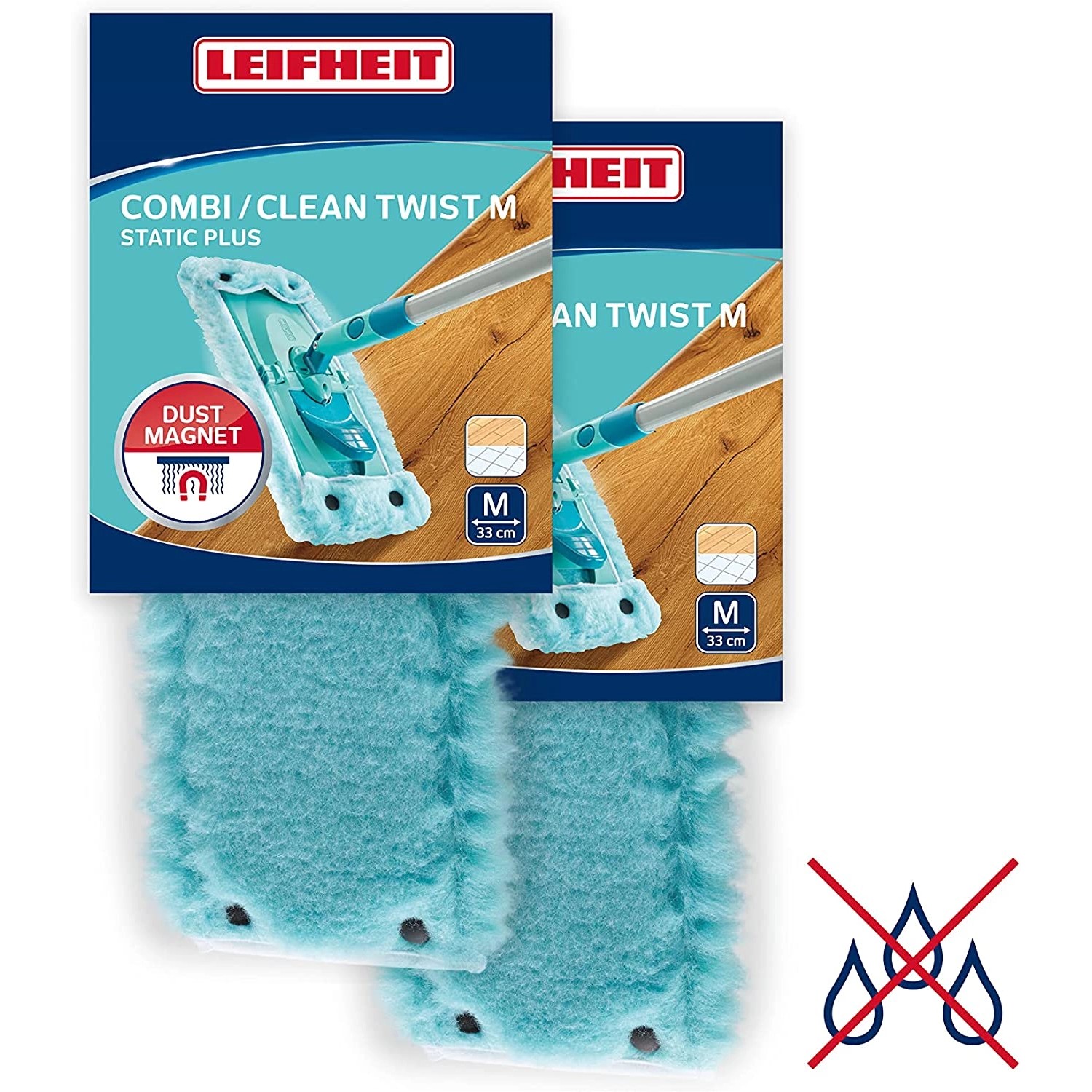 Leifheit 2er Set Wischbezug Combi/CLEAN TWIST M 33cm Bezug zum Staubwischen Leifheit 2er Set Wischbezug Combi/CLEAN TWIST M 33cm Bezug zum Staubwischen von Leifheit