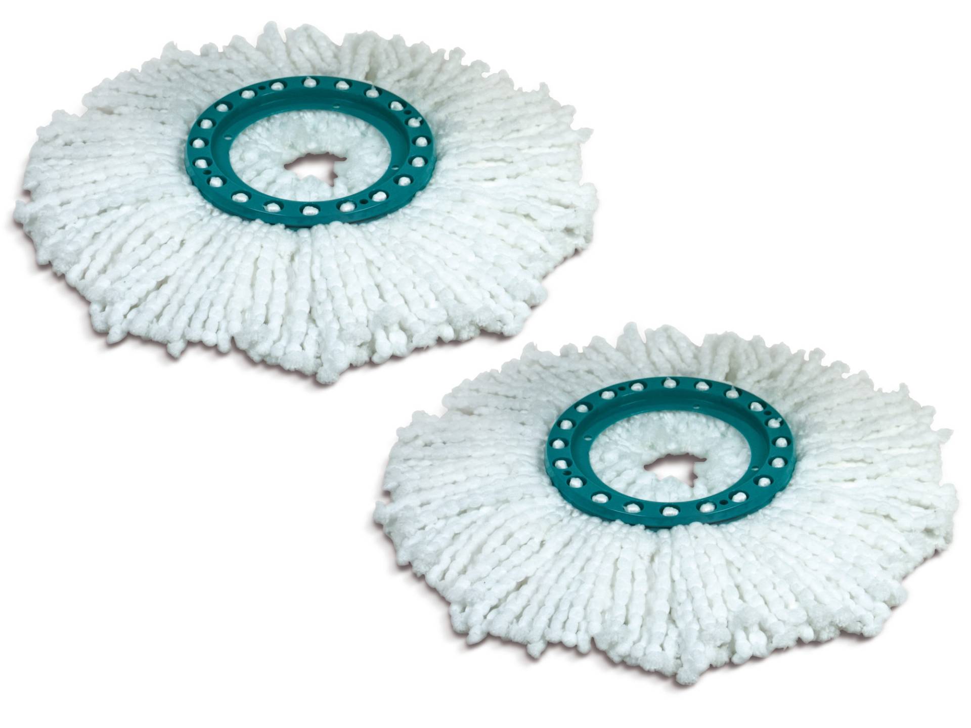 Leifheit 2er Set Wischmopkopf CLEAN TWIST Disc Mop microfibre für alle glatten Böden von Leifheit