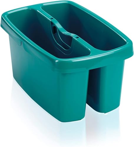 Leifheit Eimer Combi Box mit 2 Kammern für Wasser und Putzutensilien, platzsparend stapelbarer Putzeimer, Aufbewahrungsbox für Eimer Combi Leifheit Eimer Combi Box mit 2 Kammern für Wasser und Putzutensilien, platzsparend stapelbarer Putzeimer, Aufbewahrungsbox für Eimer Combi von Leifheit