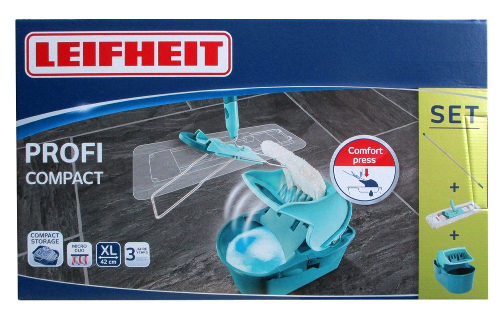 Leifheit 55092 Profi Bodenwischerset Profi Compact Wischbezug von Leifheit