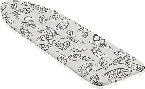 Leifheit Bügelbrettbezug Optimal Steam Universal, für Bügelflächen bis max. 140 x 45 cm, für Dampfstationen, optimale Hitzeverteilung durch Perforation, mit elastischem Gummizug von Leifheit
