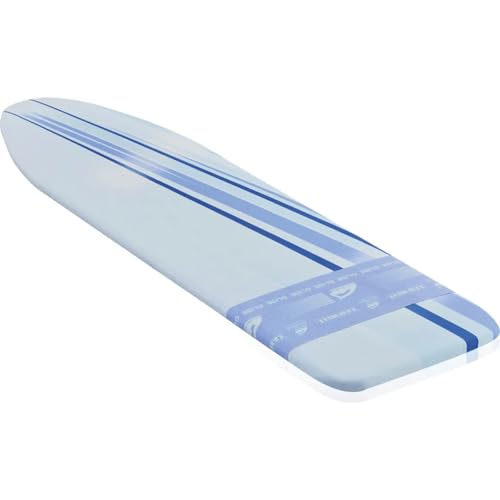 Leifheit Bügelbrettbezug Thermo Reflect Glide & Park Universal, Bügelfläche bis 140 x 45 cm, Dampfbügeleisen, Dampf- und Hitzereflektion, Gleitzone für schnelleres Bügeln, Parkzone für das Bügeleisen von Leifheit