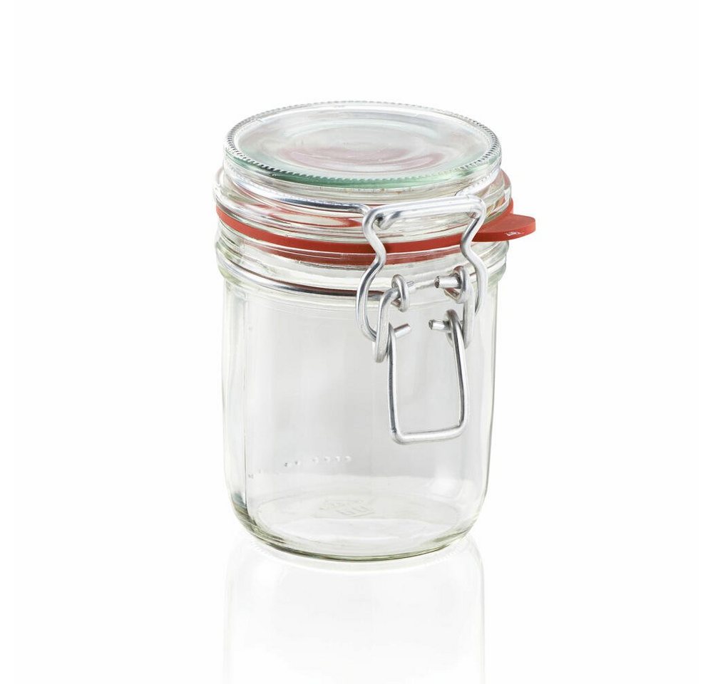Leifheit Einmachglas Drahtbügelglas 370 ml, Glas, (1-tlg) von Leifheit