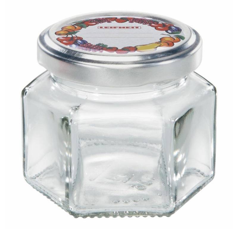 Leifheit Einmachglas Sechskantglas 47 ml, Glas, (1-tlg) von Leifheit