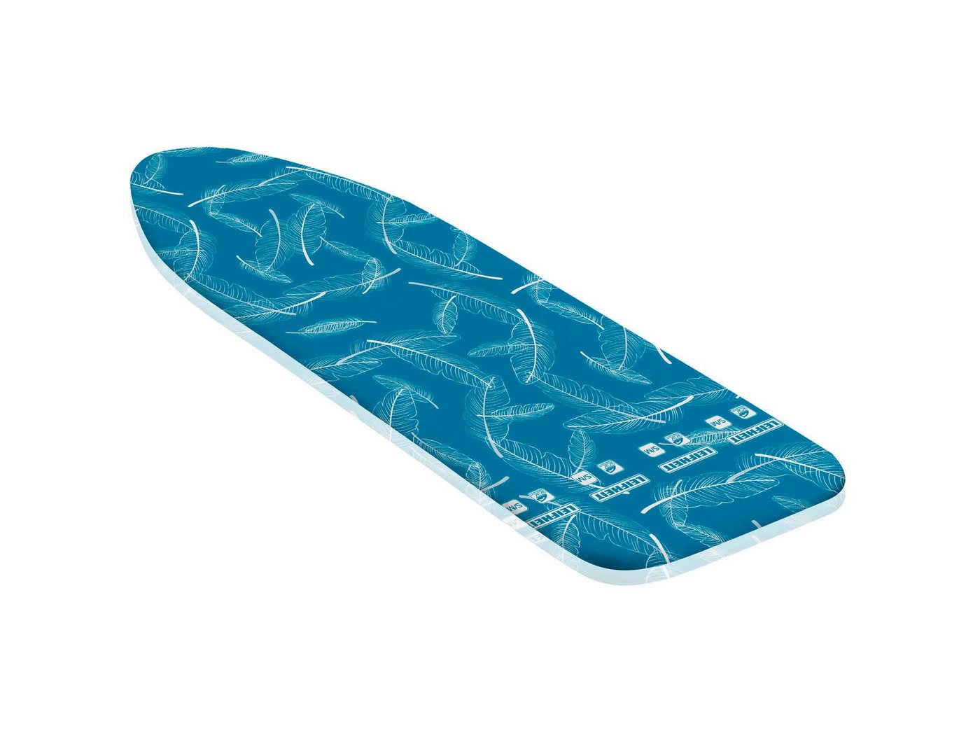 Leifheit Ersatz-Bügelbrettbezug Bügeltischbezug Thermo Reflect S/M, Zwei-Seiten-Bügeleffekt, 125x40cm, 3mm Molton-Komfortpolsterung von Leifheit