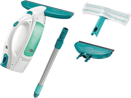 Leifheit Fenstersauger Set Dry & Clean mit Stiel & Einwascher und zweiter Düse für 360° streifenfreie Reinigung, verwendbar bis zu 38 min, Fensterreiniger mit Stand-by-Automatik und Click-System Leifheit Fenstersauger Set Dry & Clean mit Stiel & Einwascher und zweiter Düse für 360° streifenfreie Reinigung, verwendbar bis zu 38 min, Fensterreiniger mit Stand-by-Automatik und Click-System von Leifheit