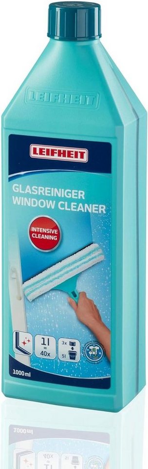 Leifheit Glasreiniger 1000 ml für streifenfreien Glanz 4006501414144 Glasreiniger (1-St) von Leifheit
