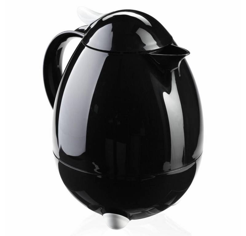Leifheit Isolierkanne Hochglanz Schwarz 1 L, 1 l von Leifheit