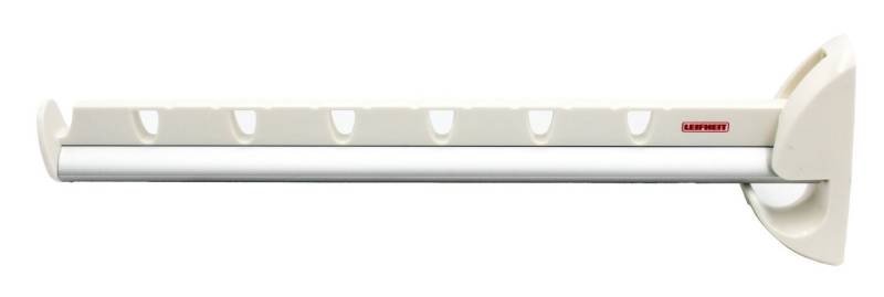 Leifheit Kleiderstange Leifheit 45110 Wandkleiderhalter Airette 31cm, bis zu 7 Kleiderbügel von Leifheit