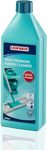Leifheit Kraftreiniger 1000 ml zum Entfernen starker Verschmutzungen, Bodenreiniger für Fliesen und Steinböden, Fliesenreiniger mit Kindersicherung von Leifheit