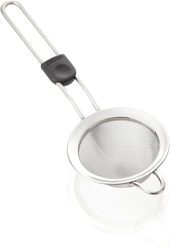 Leifheit Küchensieb Ø 7, 5 cm ProLine-Serie, feinmaschiges Nudelsieb aus hochwertigem Edelstahl, Sieb mit praktischer Aufhängeöse und Griff mit Daumenmulde, Haushaltssieb, silber Leifheit Küchensieb Ø 7, 5 cm ProLine-Serie, feinmaschiges Nudelsieb aus hochwertigem Edelstahl, Sieb mit praktischer Aufhängeöse und Griff mit Daumenmulde, Haushaltssieb, silber von Leifheit