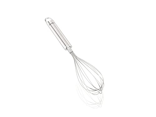 Leifheit Schneebesen 32 cm Sterling-Serie, Rührbesen aus rostfreiem Edelstahl, hochwertiges Design, Rührstab mit ovalem Griff für angenehme Handhabung und praktischer Aufhängeöse, Schaumschläger von Leifheit