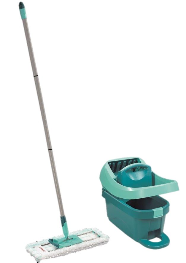 Leifheit Set Wischtuchpresse Profi XL mit Bodenwischer und Rollen von Leifheit