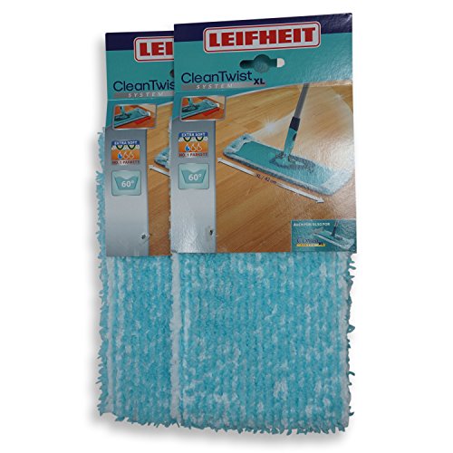 Leifheit Spar-Set 52016 2x Wischbezug Clean Twist extra XL von Leifheit