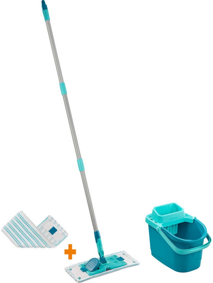 Leifheit Wischmopp Leifheit Bodenwischer-Komplettset PowerClean M + von Leifheit