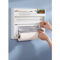 Leifheit Wandrollenhalter mit Tesafilm-Spender und Kleinteile-Box von Leifheit