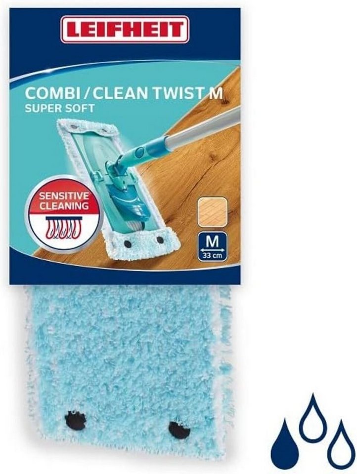 Leifheit Wischbezug Clean Twist M super soft für sensible Böden Wischbezug (1-tlg) von Leifheit