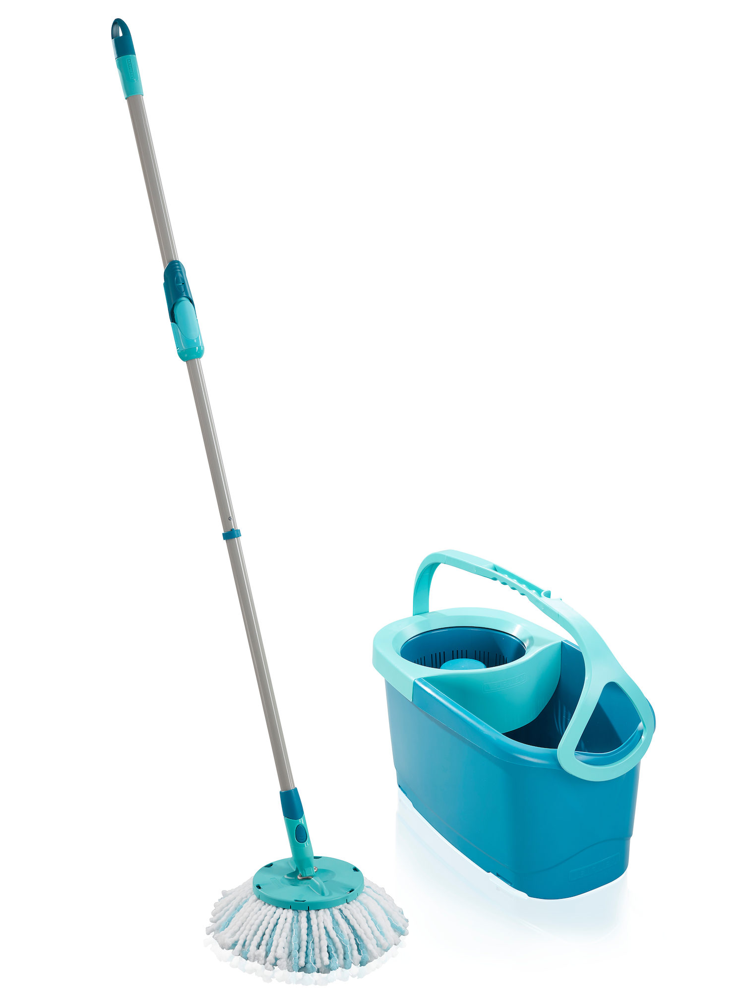 Leifheit Wischmop-Set CLEAN TWIST Disc Mop Ergo, für alle glatten Böden von Leifheit