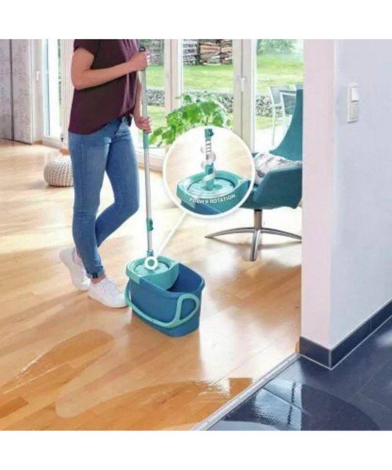 Leifheit Wischmopp LEIFHEIT Rotation Disc Mop Ergo Wischmopp-Set 55413, (Set), Betriebsvolumen des Eimers: 6 l Leifheit Wischmopp LEIFHEIT Rotation Disc Mop Ergo Wischmopp-Set 55413, (Set), Betriebsvolumen des Eimers: 6 l von Leifheit