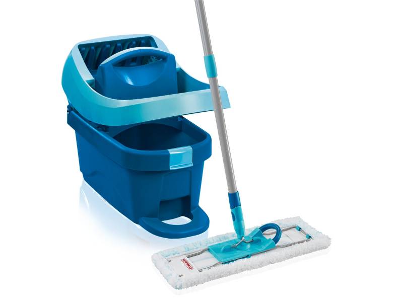 Leifheit Set Wischtuchpresse Profi XL mit Rollen und Bodenwischer, für alle glatten Böden von Leifheit