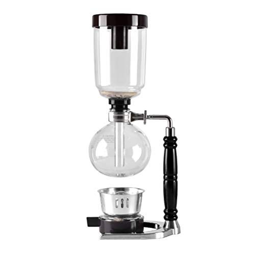 Leikance Hand-Siphon-Kaffeemaschine, hitzebeständiges Glas-Kaffeefilter-Kit für hausgemachte Kaffeemaschine von QUEENBAR
