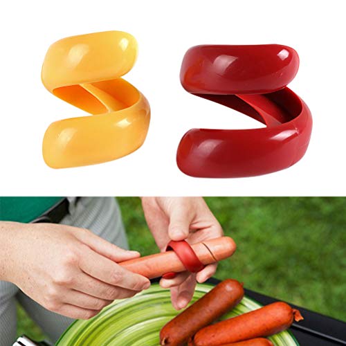 Leikance Spiralschneider, für Wurst, manuelle Barbecue-Hot-Dogs, zufällige Farbe, 2 Stück Leikance Spiralschneider, für Wurst, manuelle Barbecue-Hot-Dogs, zufällige Farbe, 2 Stück von Leikance
