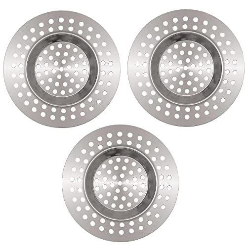 3 Stück Abflusssieb Dusche, Sieb Spülbeckensieb Abfluss Filter Sieb Edelstahl Universal Rostfrei Stöpsel Waschbecken Stöpsel Waschbecken, Haarsieb Dusche, Abflusssieb Küche, Außendurchmesser ca.7,7cm 3 Stück Abflusssieb Dusche, Sieb Spülbeckensieb Abfluss Filter Sieb Edelstahl Universal Rostfrei Stöpsel Waschbecken Stöpsel Waschbecken, Haarsieb Dusche, Abflusssieb Küche, Außendurchmesser ca.7,7cm von Leikedun