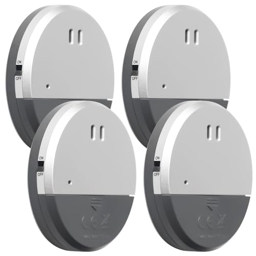 4 Stück Fensteralarm Türalarm, Drahtloser Türsensor 130dB Fenstersensor Magnetsensor Fenstertürsensor Alarm mit Batterien, Einbruchschutz Türalarmsensor Alarmanlage für Haus Hotels Büro RV von Leikurvo