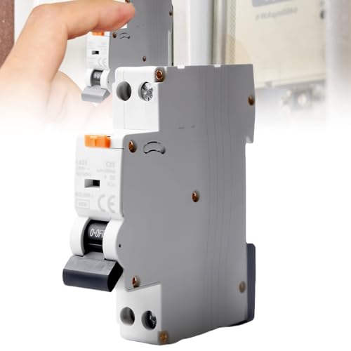 FI/LS-Schalter 25A, 30mA Fehlerstromschutzschalter Fi-Schalter, Leitungsschutzschalter 1P+N 6kA FI-Schalter 25Amp Nennstrom RCD-geschützter Leistungsschalter 240V Typ A DIN-Schienen-Montage, Kurve C FI/LS-Schalter 25A, 30mA Fehlerstromschutzschalter Fi-Schalter, Leitungsschutzschalter 1P+N 6kA FI-Schalter 25Amp Nennstrom RCD-geschützter Leistungsschalter 240V Typ A DIN-Schienen-Montage, Kurve C von Leikurvo